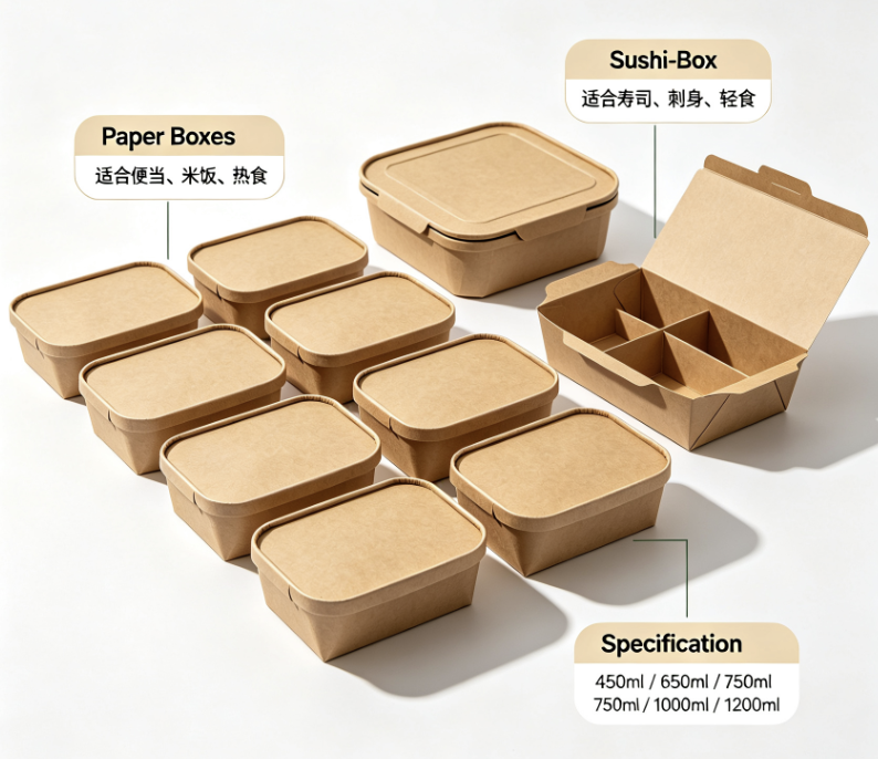 Paper Boxes & Sushi-Box Series