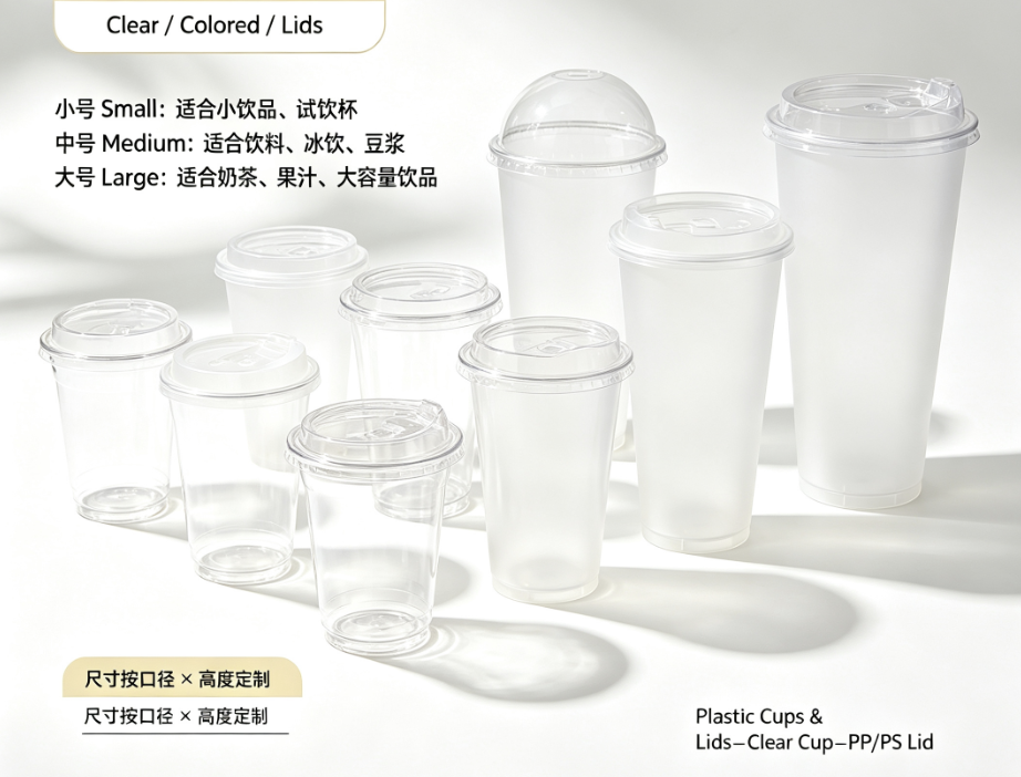 Plastic Cups & Lids Series
