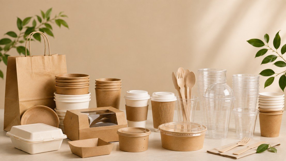 Custom disposable food packaging