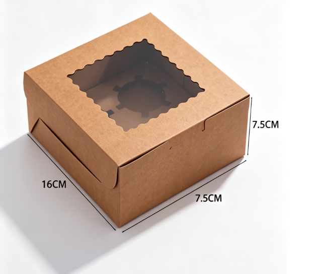 Kraft Paper Box with Window
